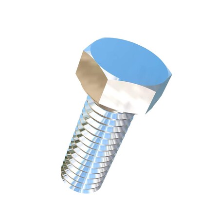 Grade 2, 3/8"-16 Structural Bolt, Titanium, 1 in L